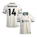 Segunda Camiseta Liverpool Jugador Henderson 2021-22