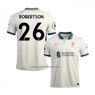 Segunda Camiseta Liverpool Jugador Robertson 2021-22