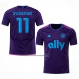 Camiseta Charlotte FC Jugador Swiderski Segunda 2023-24