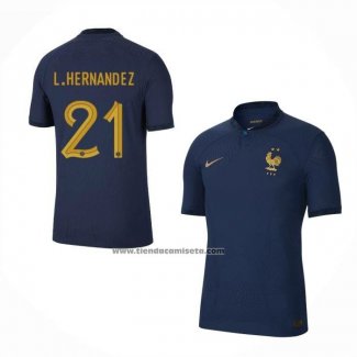 Camiseta Francia Jugador L.Hernandez Primera 2022