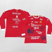 Camiseta Manchester United CR7 Manga Larga 2021-22
