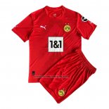Portero Camiseta Borussia Dortmund Nino 2022-23 Rojo