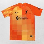 Portero Camiseta Liverpool 2021-22 Naranja