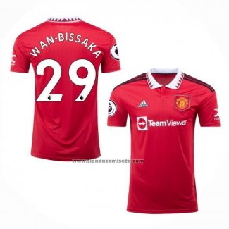 Primera Camiseta Manchester United Jugador Wan-Bissaka 2022-23