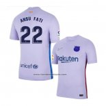 Segunda Camiseta Barcelona Jugador Ansu Fati 2021-22