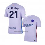 Segunda Camiseta Barcelona Jugador F.De Jong 2021-22