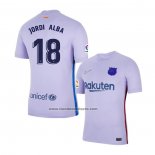 Segunda Camiseta Barcelona Jugador Jordi Alba 2021-22