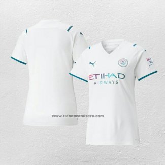 Segunda Camiseta Manchester City Mujer 2021-22
