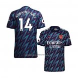 Tercera Camiseta Arsenal Jugador Aubameyang 2021-22