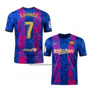 Tercera Camiseta Barcelona Jugador O.Dembele 2021-22