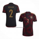 Camiseta Alemania Jugador Rudiger Segunda 2022