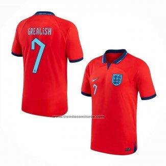 Camiseta Inglaterra Jugador Grealish Segunda 2022