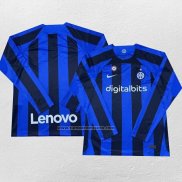 Camiseta Inter Milan Primera Manga Larga 2022-23