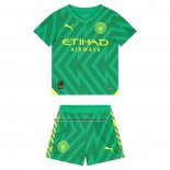 Camiseta Manchester City Portero Nino 2023-24 Verde
