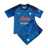 Camiseta Napoli Primera Nino 2022-23
