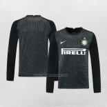 Portero Camiseta Inter Milan Manga Larga 2020-21 Negro