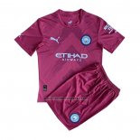 Portero Camiseta Manchester City Nino 2022-23 Rojo