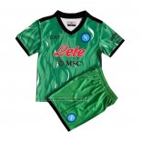 Portero Camiseta Napoli Nino 2021-22 Verde