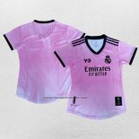 Portero Camiseta Real Madrid Mujer 2021-22 Rosa