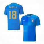 Primera Camiseta Italia Jugador Barella 2022