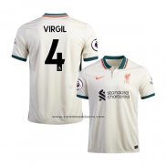 Segunda Camiseta Liverpool Jugador Virgil 2021-22