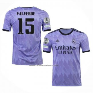 Segunda Camiseta Real Madrid Jugador Valverde 2022-23