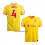 Tercera Camiseta Liverpool Jugador Virgil 2021-22