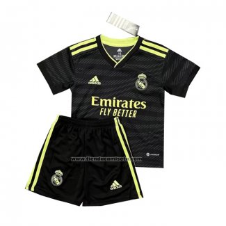 Tercera Camiseta Real Madrid Nino 2022-23