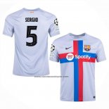 Camiseta Barcelona Jugador Sergio Tercera 2022-23