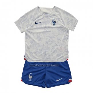 Camiseta Francia Segunda Nino 2022