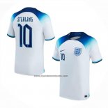 Camiseta Inglaterra Jugador Sterling Primera 2022