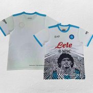 Maradona Special Tailandia Camiseta Napoli 2021-22 Blanco