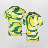 OM Africa Tailandia Camiseta Olympique Marsella 2021 Blanco Amarillo Verde