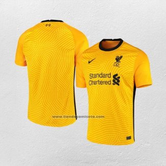 Portero Tailandia Camiseta Liverpool 2020-21 Amarillo