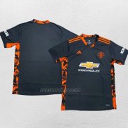 Portero Tailandia Camiseta Manchester United 2020-21 Negro