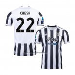 Primera Camiseta Juventus Jugador Chiesa 2021-22