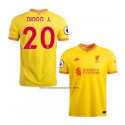 Tercera Camiseta Liverpool Jugador Diogo J. 2021-22