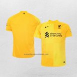 Portero Camiseta Liverpool 2021-22 Amarillo