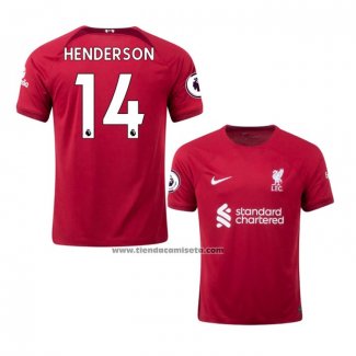 Primera Camiseta Liverpool Jugador Henderson 2022-23