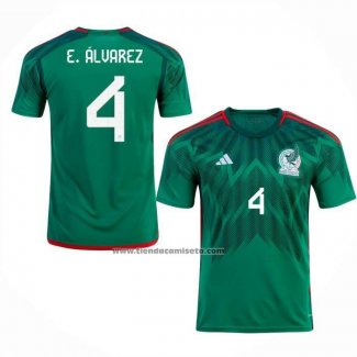 Primera Camiseta Mexico Jugador E.Alvarez 2022