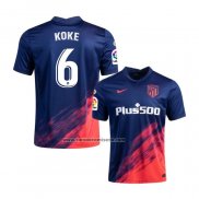 Segunda Camiseta Atletico Madrid Jugador Koke 2021-22