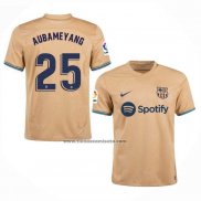 Segunda Camiseta Barcelona Jugador Aubameyang 2022-23