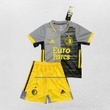 Segunda Camiseta Feyenoord Nino 2021-22 Gris