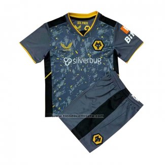 Segunda Camiseta Wolves Nino 2021-22