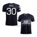 Tercera Camiseta Paris Saint-Germain Jugador Messi 2021-22