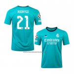 Tercera Camiseta Real Madrid Jugador Rodrygo 2021-22