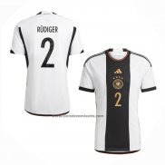 Camiseta Alemania Jugador Rudiger Primera 2022