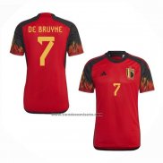 Camiseta Belgica Jugador De Bruyne Primera 2022