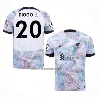 Camiseta Liverpool Jugador Diogo J. Segunda 2022-23