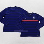 Primera Camiseta Francia Manga Larga 2020-21